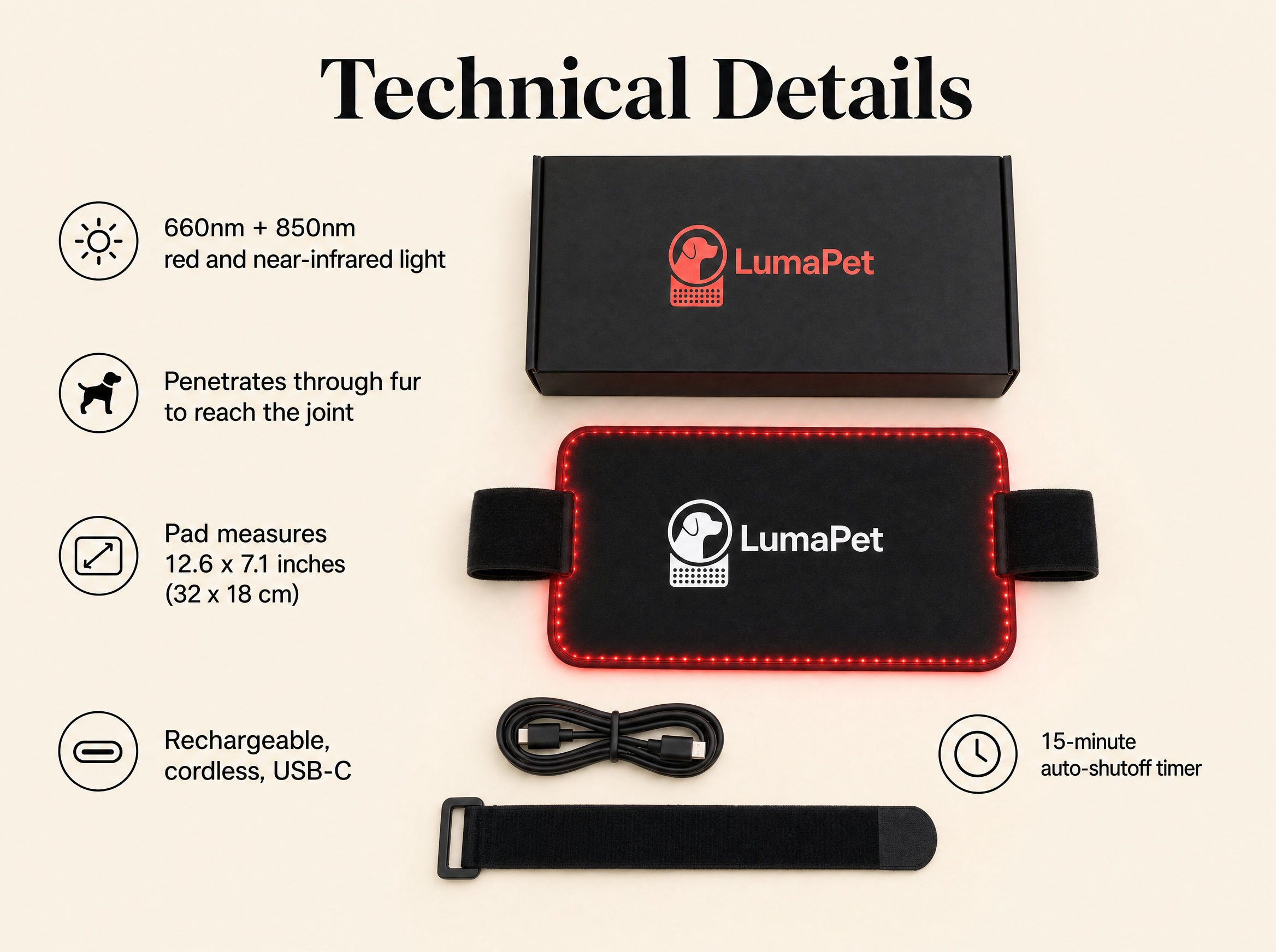 Luma Pet Red Light Pad.